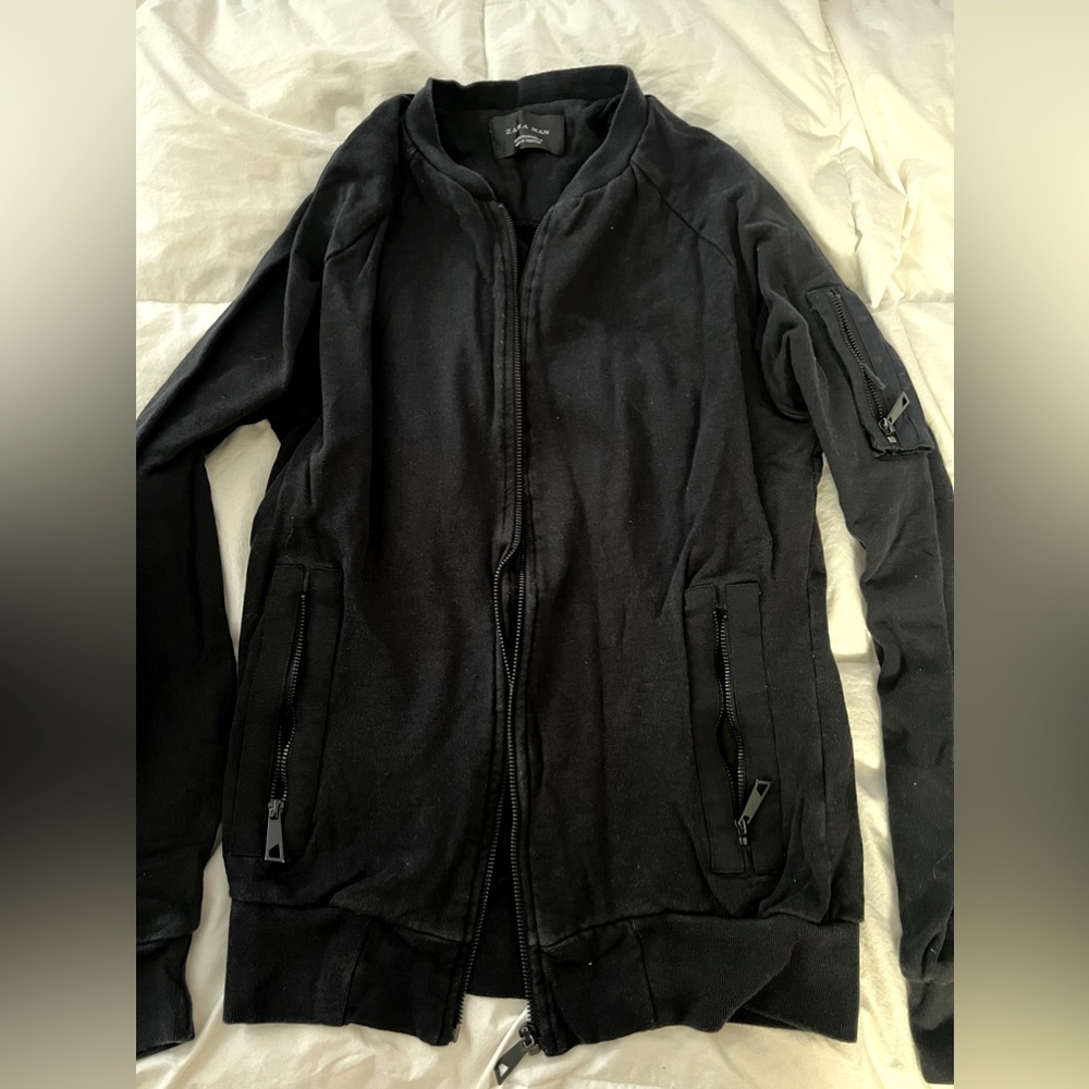 Zara man zipper sweater size M - great condition